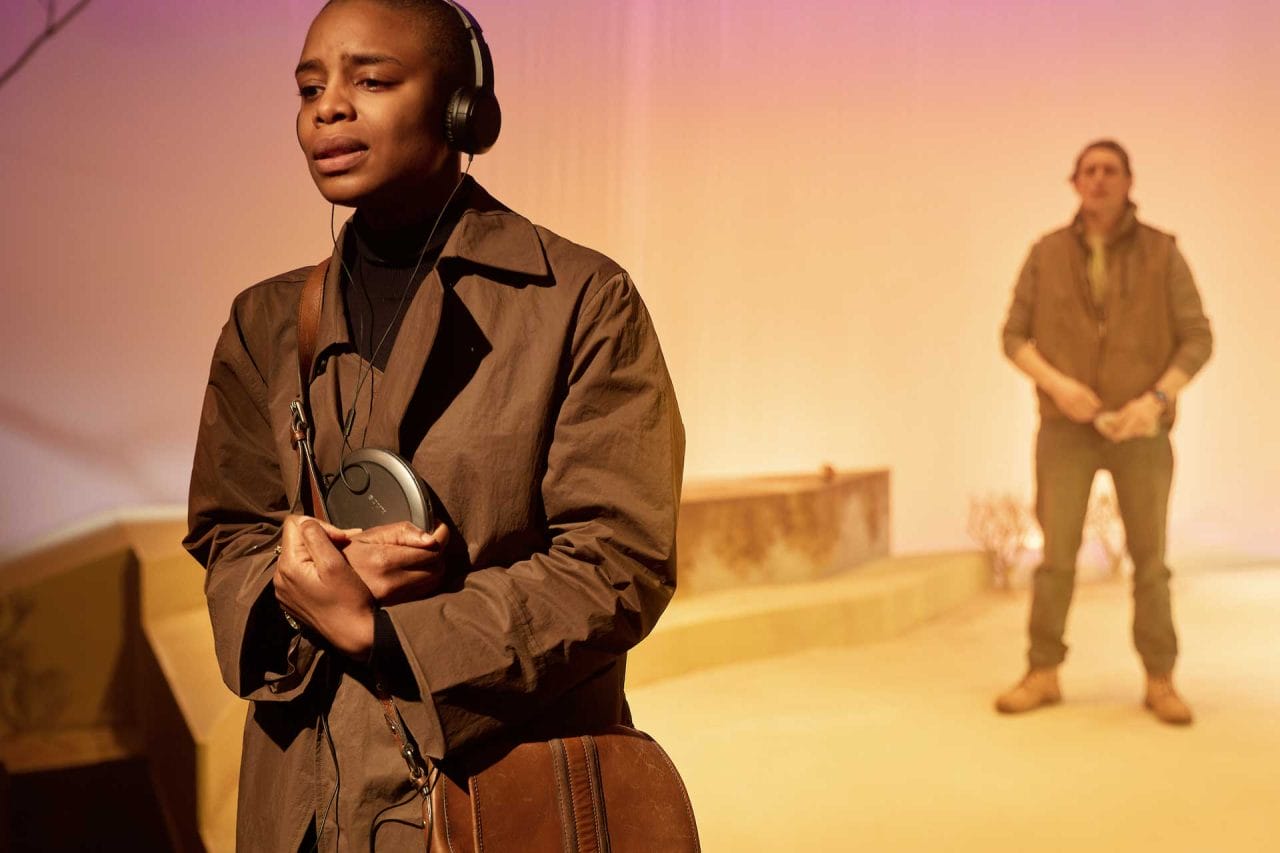 Justina Kehinde and Morgan Watkins. Photo by Mark Douet. 