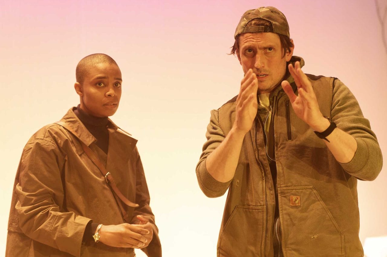 Justina Kehinde and Morgan Watkins. Photo by Mark Douet. 