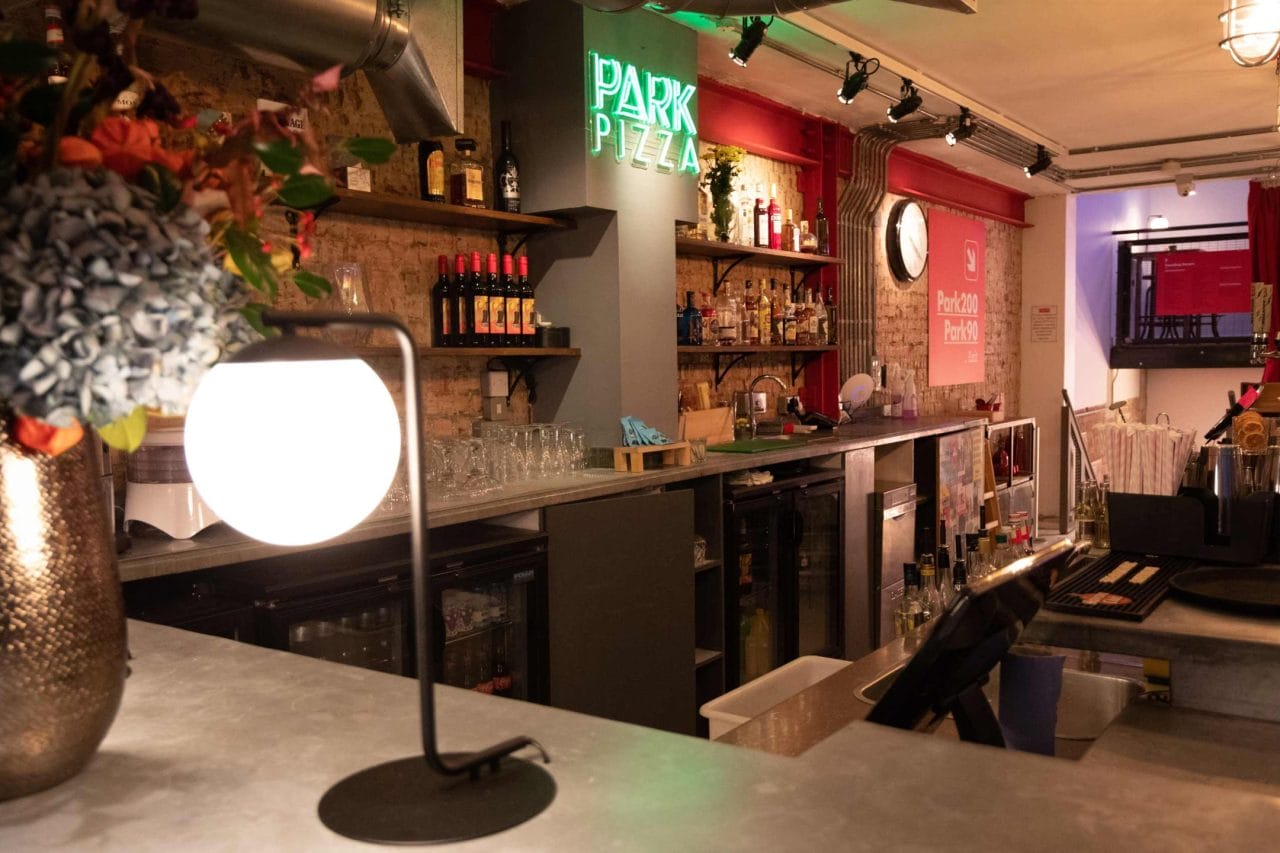 Upstairs bar