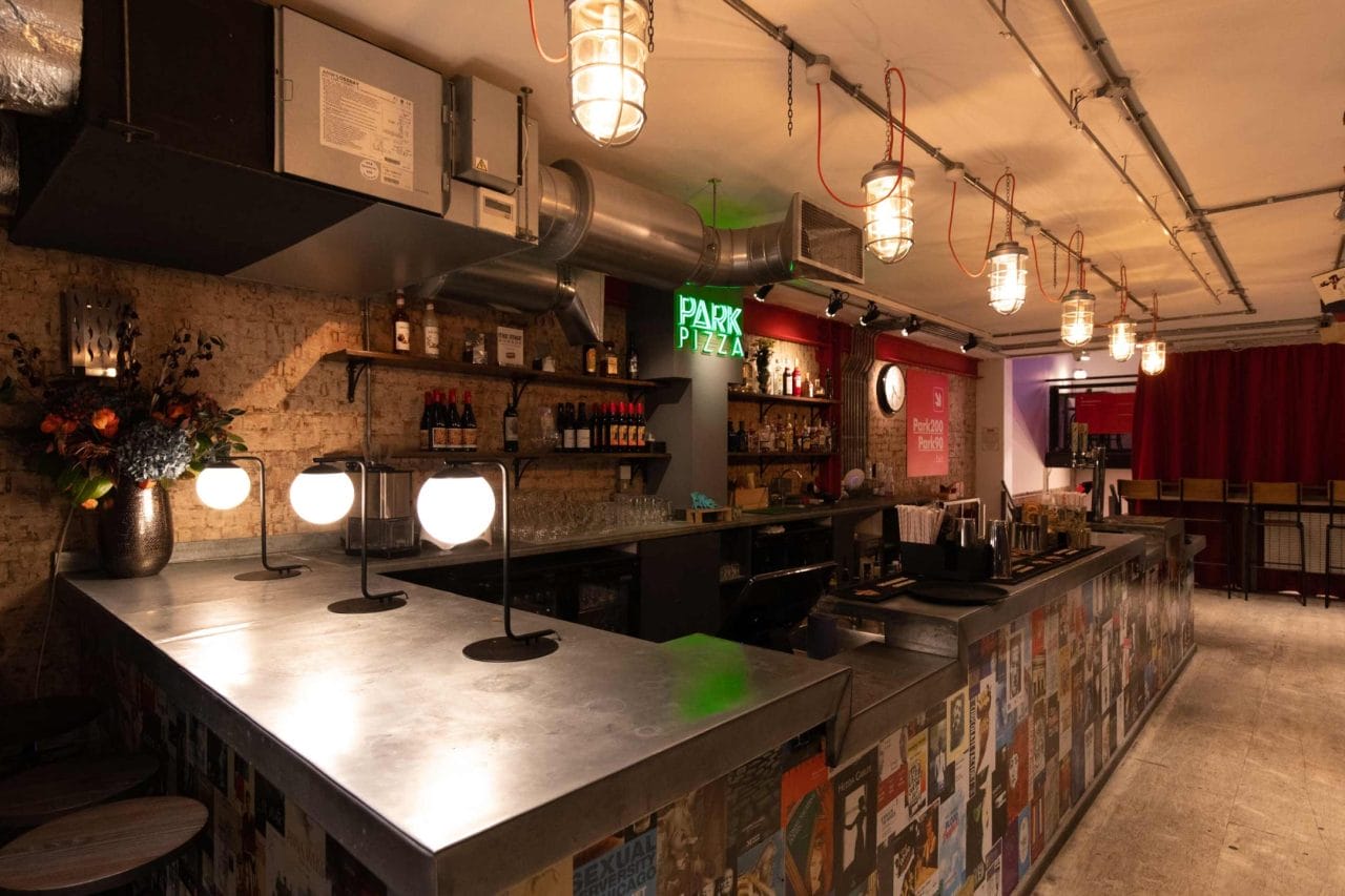 Upstairs bar