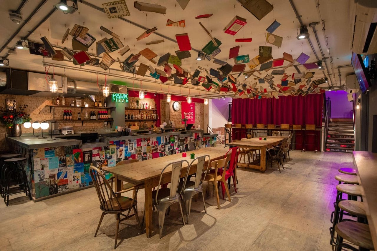 Upstairs bar