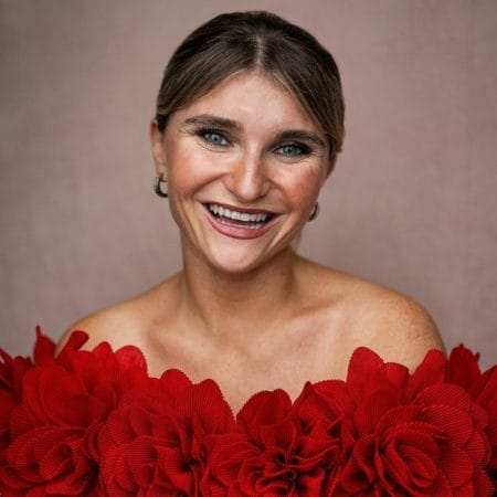 Headshot of comedian Sophie Garrad.